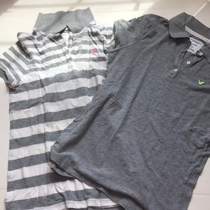 AMERICAN EAGLE WOMENS POLOS (Set of 2)